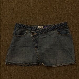 Denim Mini Skirt